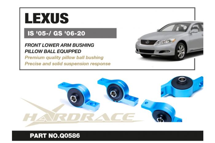 LEXUS IS GS 06 20 MARK X CROWN 03 18 FRONT LOWER ARM BUSH PILLOW