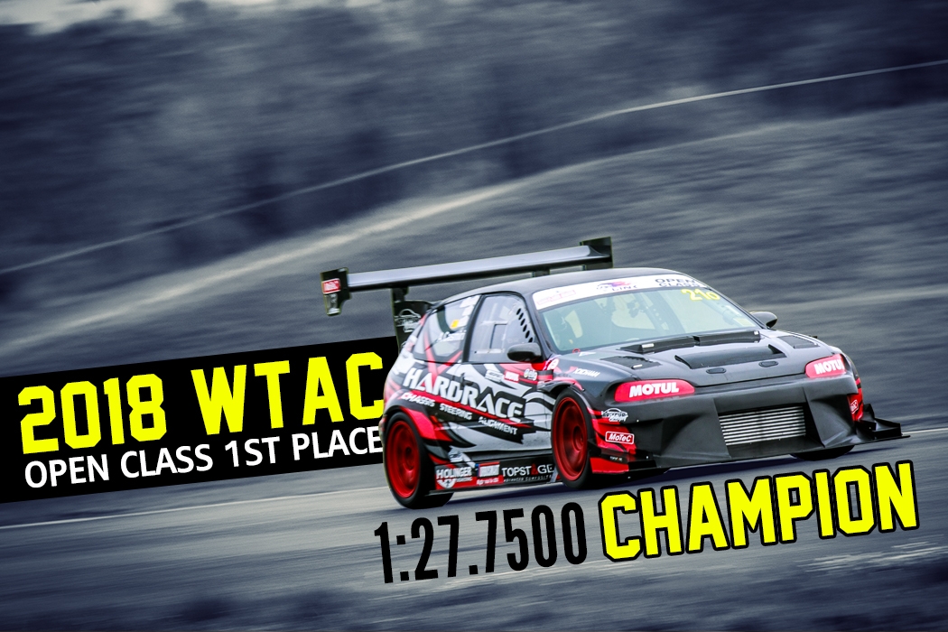  World Time Attack 2018 Open Class Champion!.